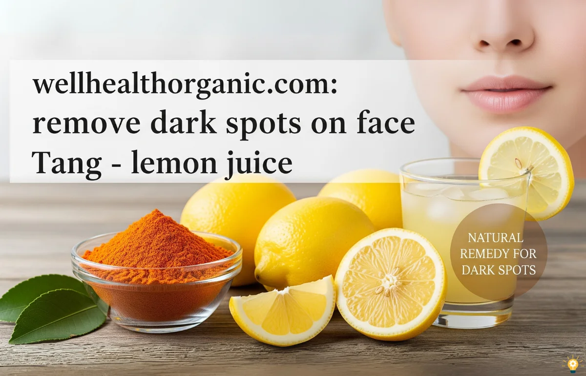 wellhealthorganic.com: Remove Dark Spots on Face Tang – Lemon Juice