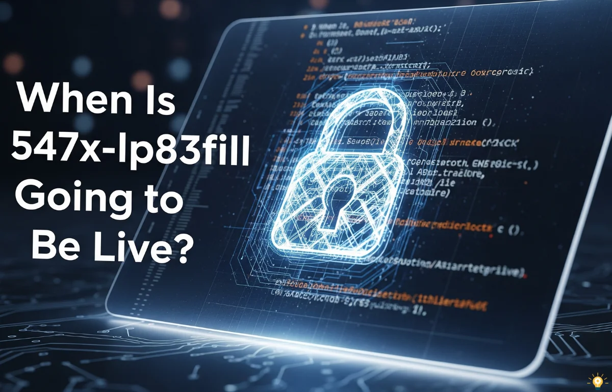 When Is 547x-lp83fill Going to Be Live?