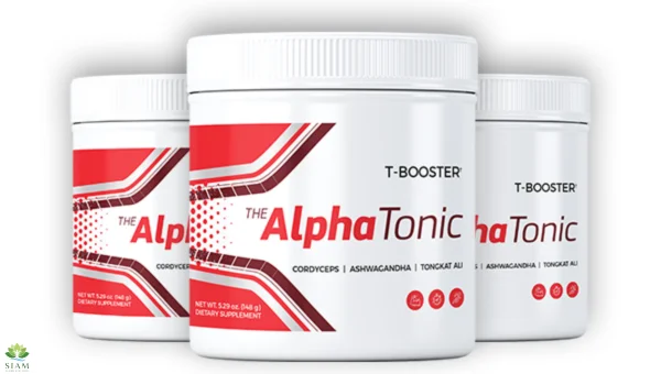 Alpha Tonic Supplement Bottles – Boost Testosterone & Energy Naturally with Cordyceps, Ashwagandha, and Tongkat Ali