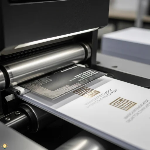 High-quality card printing process using an easily print card template for business cards.
